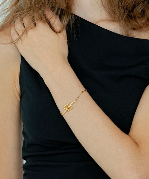 LAPUIS（ラピュイ）の「LAPUIS(ラピュイ)Connect coil bracelet（ブレスレット・レディース・ゴールド/シルバー/マルチ・FREE）」の6枚目の写真