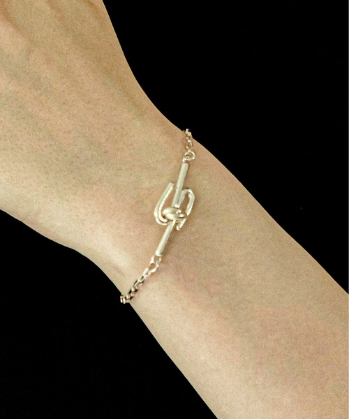 LAPUIS（ラピュイ）の「LAPUIS(ラピュイ)Connect coil bracelet（ブレスレット・レディース・ゴールド/シルバー/マルチ・FREE）」の5枚目の写真