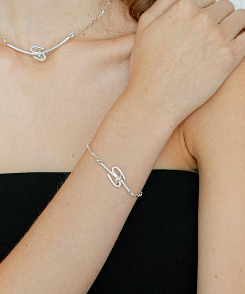LAPUIS（ラピュイ）の「LAPUIS(ラピュイ)Connect coil bracelet（ブレスレット・レディース・ゴールド/シルバー/マルチ・FREE）」の7枚目の写真