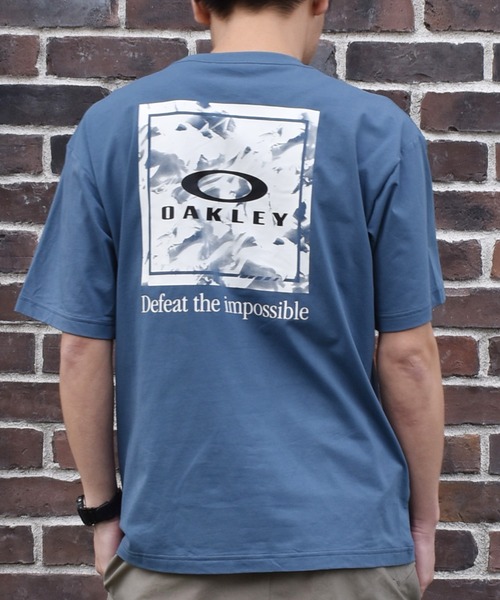 OAKLEY(オークリー)の「OAKLEY/オークリー メンズ 半袖 Tシャツ FOA408793(Tシャツ/カットソー・メンズ・ホワイト/グレイッシュブルー/ブラック・M/S/XS)」の3枚目の写真