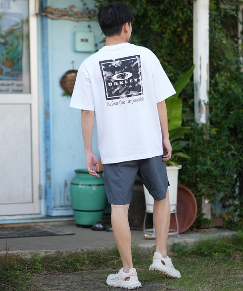 OAKLEY(オークリー)の「OAKLEY/オークリー メンズ 半袖 Tシャツ FOA408793(Tシャツ/カットソー・メンズ・ホワイト/グレイッシュブルー/ブラック・M/S/XS)」の9枚目の写真