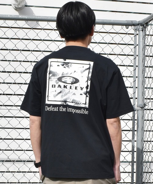 OAKLEY(オークリー)の「OAKLEY/オークリー メンズ 半袖 Tシャツ FOA408793(Tシャツ/カットソー・メンズ・ホワイト/グレイッシュブルー/ブラック・M/S/XS)」の11枚目の写真