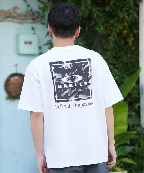 OAKLEY(オークリー)の「OAKLEY/オークリー メンズ 半袖 Tシャツ FOA408793(Tシャツ/カットソー・メンズ・ホワイト/グレイッシュブルー/ブラック・M/S/XS)」の7枚目の写真
