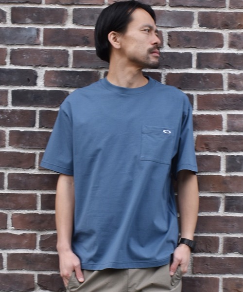 OAKLEY(オークリー)の「OAKLEY/オークリー メンズ 半袖 Tシャツ FOA408793(Tシャツ/カットソー・メンズ・ホワイト/グレイッシュブルー/ブラック・M/S/XS)」の16枚目の写真