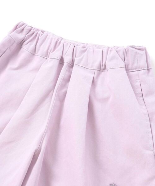 SLAP SLIP(スラップスリップ)の「デニム&ツイルバックフリルリボンショートパンツ(90~130cm)(デニムパンツ・キッズ・パープル/ブルー・110cm/90cm/100cm/120cm/130cm)」の13枚目の写真