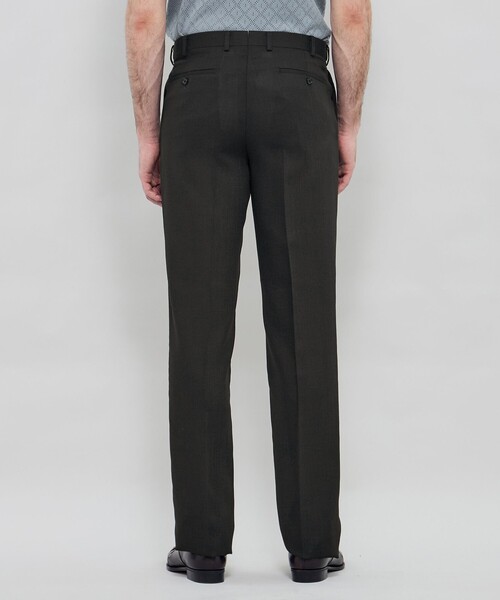 MACKINTOSH LONDON(マッキントッシュ ロンドン)の「【Adjustable Fit】ドビー1プリーツスラックス(スラックス・メンズ・ブラック/グレー系その他2・82/90/86/78)」の7枚目の写真