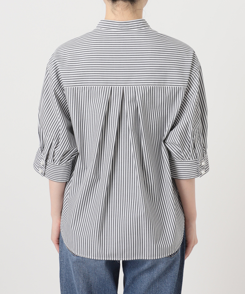 Spick & Span(スピックアンドスパン)の「《WEB限定 / 追加》パールボタンギャザースリーブシャツ(シャツ/ブラウス・レディース・その他10/ホワイト系その他/マルチ・FREE)」の20枚目の写真