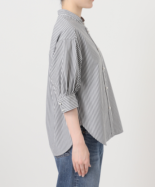 Spick & Span(スピックアンドスパン)の「《WEB限定 / 追加》パールボタンギャザースリーブシャツ(シャツ/ブラウス・レディース・その他10/ホワイト系その他/マルチ・FREE)」の21枚目の写真
