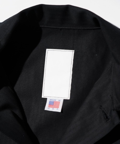 made in standard (メイドインスタンダード)の「MADE IN STANDARD / メイドインスタンダード USMC 40S P-41 UTILITY JACKET ヘリンボーンツイル ユーティリティージャケット(ミリタリージャケット・メンズ・ナチュラル/オリーブドラブ/ブラック・LARGE/MEDIUM)」の17枚目の写真