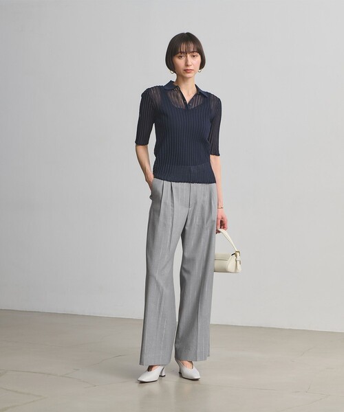 UNITED ARROWS(ユナイテッドアローズ)の「2タック ストレート ワイド パンツ(スラックス・レディース・その他2/ダークグレー/その他1・40/36/38)」の21枚目の写真