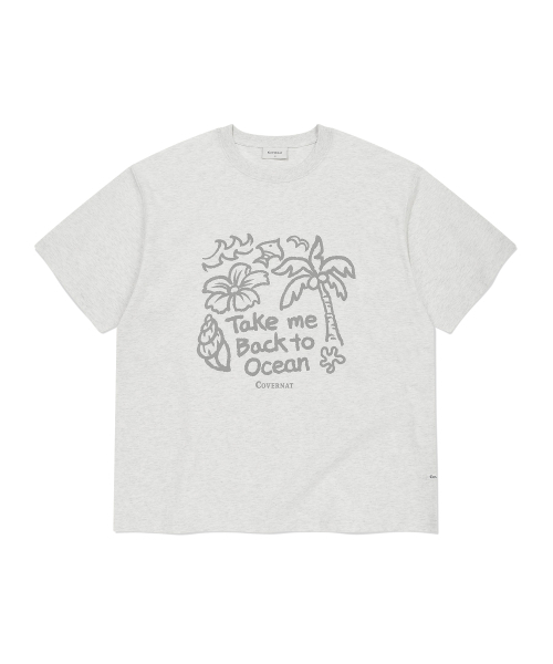 COVERNAT(カバーナット)の「ファムツリーグラフィックTシャツヘザーグレー(Tシャツ/カットソー・レディース・その他・X-SMALL/SMALL/XX-LARGE/MEDIUM/LARGE/X-LARGE)」の1枚目の写真