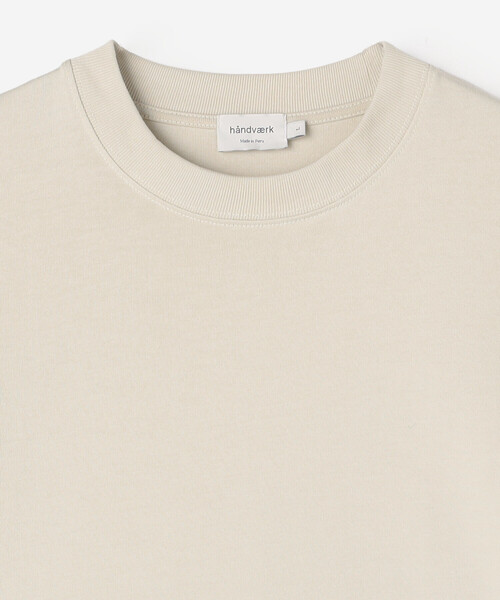 handvaerk（ハンドバーク）の「handvaerk | コットン クルーネック半袖Tシャツ MEN（Tシャツ/カットソー・メンズ・ホワイト系その他/ブラウン系その他/ブルー系その他・L/M/S）」の9枚目の写真
