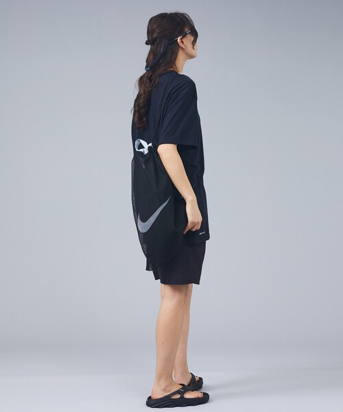 NIKE（ナイキ）の「【NIKE / ナイキ】1994043 メッシュ ワンショルダーバッグ / 16L / ユニセックス（ショルダーバッグ・メンズ・グレー/サックスブルー/ブラック・フリー）」の4枚目の写真