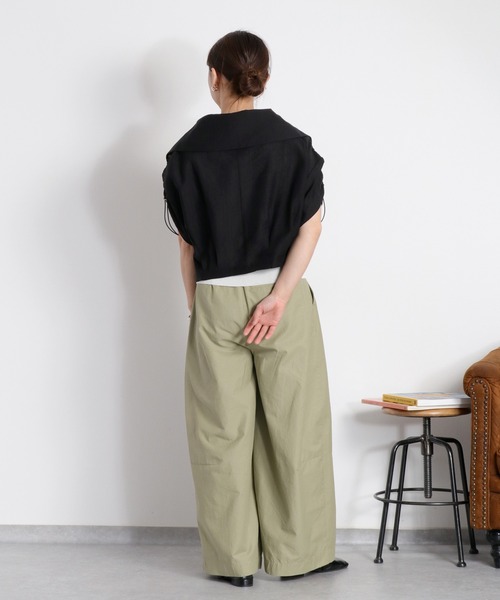 cepo(セポ)の「ビックカラードロストシャツブラウス(シャツ/ブラウス・レディース・オフホワイト/グレー/ブラック・M)」の6枚目の写真