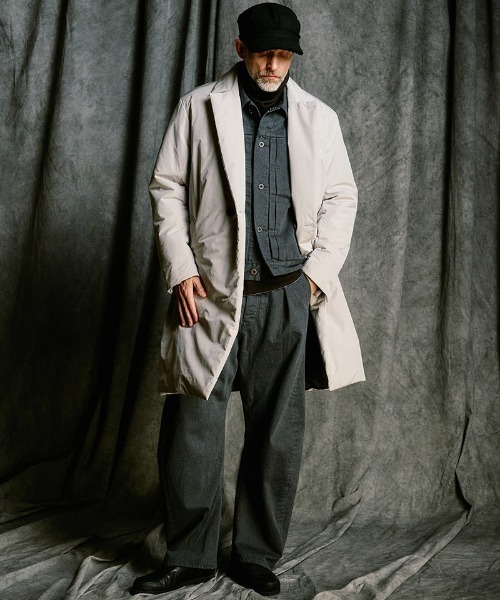 wjk(ダヴルジェイケイ)の「mp14986- wide banana denim(OW) ワイドバナナデニムパンツ(5225 dn90j)(デニムパンツ・メンズ・インディゴブルー/チャコールグレー・S/M/L/XL)」の9枚目の写真