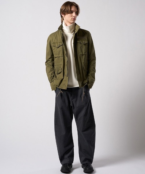 wjk(ダヴルジェイケイ)の「mp14986- wide banana denim(OW) ワイドバナナデニムパンツ(5225 dn90j)(デニムパンツ・メンズ・インディゴブルー/チャコールグレー・S/M/L/XL)」の22枚目の写真