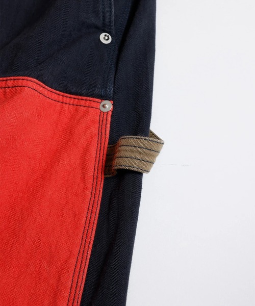 FDMTL(ファンダメンタル)の「【FDMTL】PATCHWORK DOUBLE KNEE PANTS RINSE(デニムパンツ・メンズ・カーキ・30inch/28inch/34inch/32inch)」の6枚目の写真