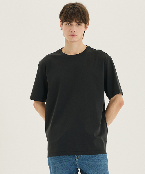 MINDBRIDGE（マインドブリッジ）の「[クール]ラウンドデイリーTシャツ - 5カラー（Tシャツ/カットソー・メンズ・ブラウン/ライトグレー/オフホワイト/ブラック/カーキ・95/100/105/110）」の20枚目の写真