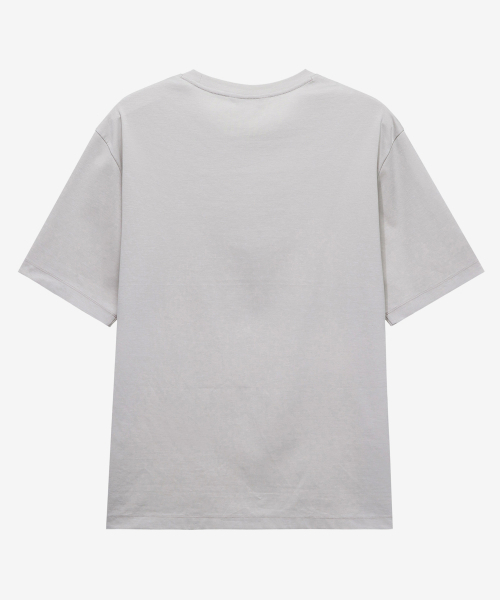 MINDBRIDGE（マインドブリッジ）の「[クール]ラウンドデイリーTシャツ - 5カラー（Tシャツ/カットソー・メンズ・ブラウン/ライトグレー/オフホワイト/ブラック/カーキ・95/100/105/110）」の16枚目の写真