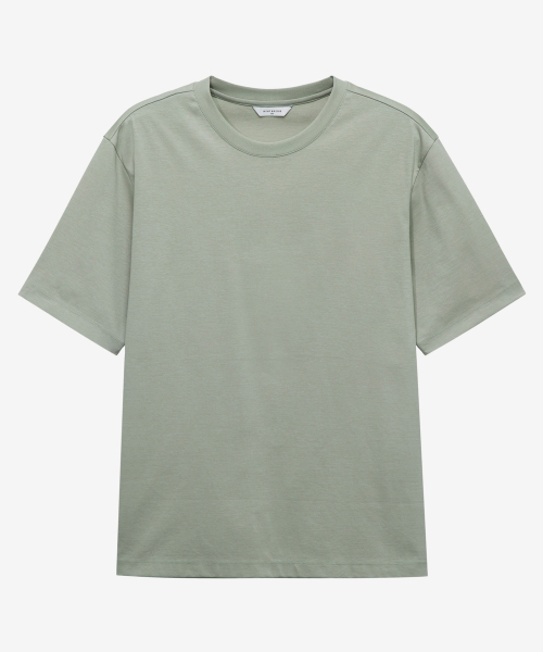 MINDBRIDGE（マインドブリッジ）の「[クール]ラウンドデイリーTシャツ - 5カラー（Tシャツ/カットソー・メンズ・ブラウン/ライトグレー/オフホワイト/ブラック/カーキ・95/100/105/110）」の15枚目の写真