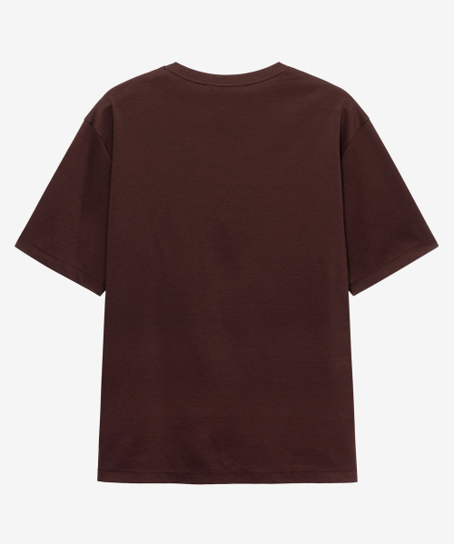MINDBRIDGE（マインドブリッジ）の「[クール]ラウンドデイリーTシャツ - 5カラー（Tシャツ/カットソー・メンズ・ブラウン/ライトグレー/オフホワイト/ブラック/カーキ・95/100/105/110）」の12枚目の写真