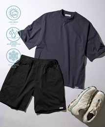 MAISON CLUB（メゾンクラブ）の「【MAISON CLUB】Utility Rash Set (Tee & Shorts)　/　ユーティリティラッシュガードセットアップ / Tシャツ・ショーツ　速乾・接触冷感・UVカット素材　ワンマイル　ルームウェア（セットアップ）」