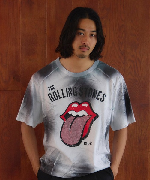 JACKROSE(ジャックローズ)の「B-TRS-切替・ラインストーン・SSTEE(Tシャツ/カットソー・メンズ・カモフラージュ/ホワイト/ブラック・M/L)」の4枚目の写真