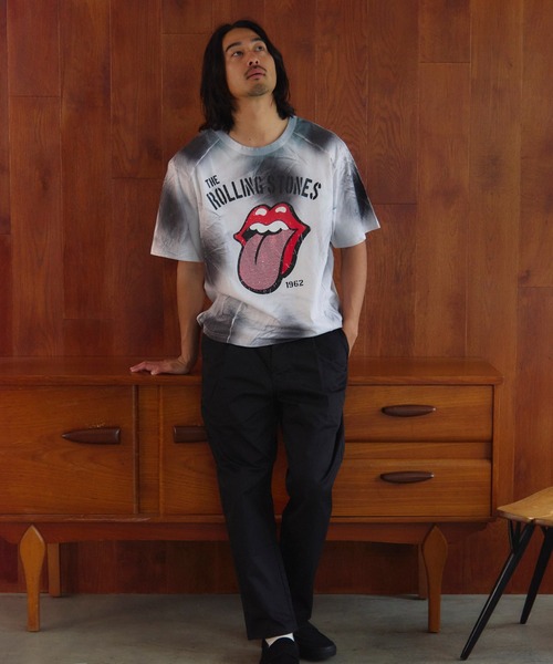 JACKROSE(ジャックローズ)の「B-TRS-切替・ラインストーン・SSTEE(Tシャツ/カットソー・メンズ・カモフラージュ/ホワイト/ブラック・M/L)」の9枚目の写真