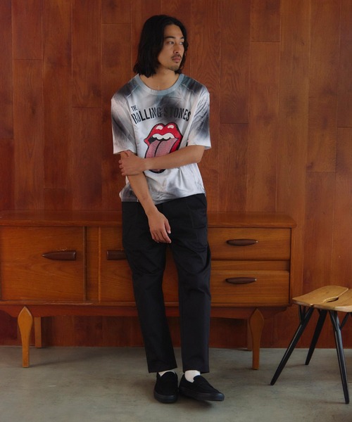 JACKROSE(ジャックローズ)の「B-TRS-切替・ラインストーン・SSTEE(Tシャツ/カットソー・メンズ・カモフラージュ/ホワイト/ブラック・M/L)」の12枚目の写真