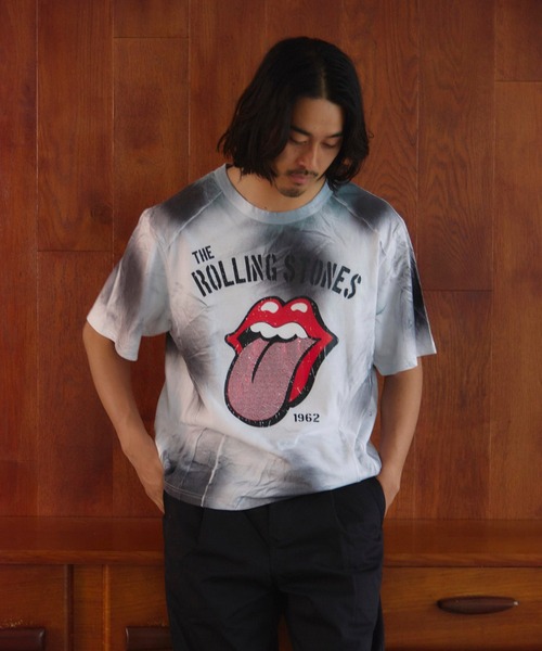 JACKROSE(ジャックローズ)の「B-TRS-切替・ラインストーン・SSTEE(Tシャツ/カットソー・メンズ・カモフラージュ/ホワイト/ブラック・M/L)」の8枚目の写真