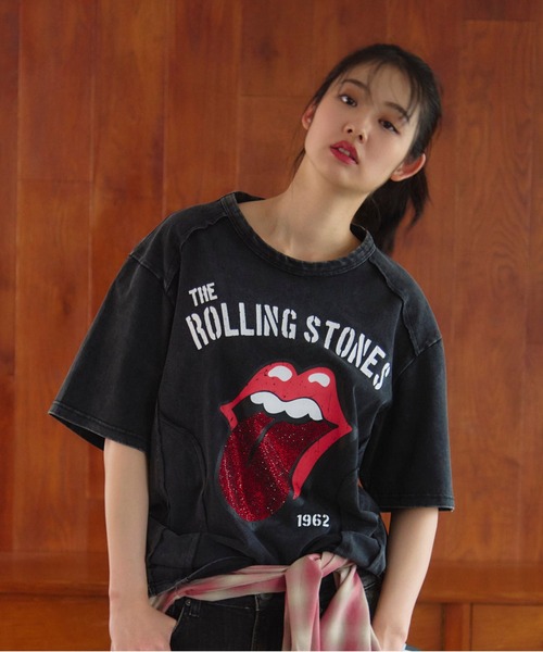 JACKROSE(ジャックローズ)の「B-TRS-切替・ラインストーン・SSTEE(Tシャツ/カットソー・メンズ・カモフラージュ/ホワイト/ブラック・M/L)」の14枚目の写真