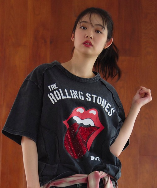 JACKROSE(ジャックローズ)の「B-TRS-切替・ラインストーン・SSTEE(Tシャツ/カットソー・メンズ・カモフラージュ/ホワイト/ブラック・M/L)」の15枚目の写真