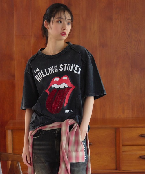 JACKROSE(ジャックローズ)の「B-TRS-切替・ラインストーン・SSTEE(Tシャツ/カットソー・メンズ・カモフラージュ/ホワイト/ブラック・M/L)」の18枚目の写真