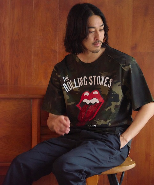 JACKROSE(ジャックローズ)の「B-TRS-切替・ラインストーン・SSTEE(Tシャツ/カットソー・メンズ・カモフラージュ/ホワイト/ブラック・M/L)」の22枚目の写真