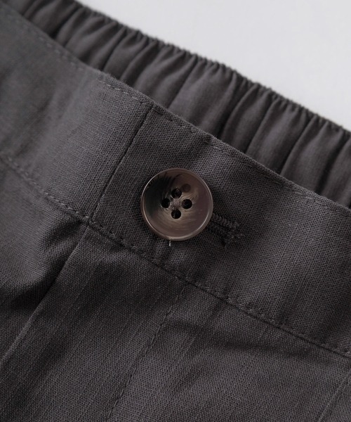LOGOS(ロゴス)の「【71】【LOGOS PARK/ロゴス パーク】ワンポイントロゴ シャンブレー クロップドパンツ レディース(その他パンツ・レディース・ベージュ/チャコールグレー/カーキ・L/M)」の6枚目の写真