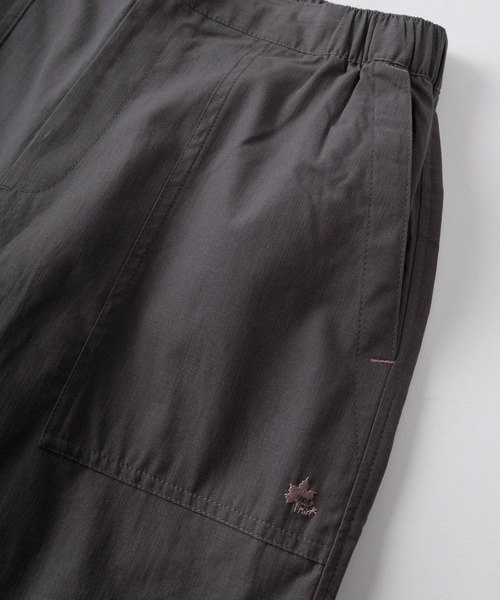 LOGOS(ロゴス)の「【71】【LOGOS PARK/ロゴス パーク】ワンポイントロゴ シャンブレー クロップドパンツ レディース(その他パンツ・レディース・ベージュ/チャコールグレー/カーキ・L/M)」の7枚目の写真