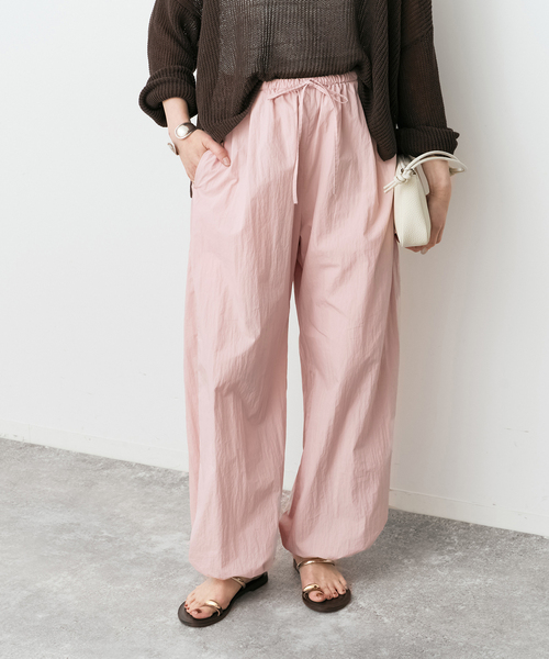 Spick & Span(スピックアンドスパン)の「CO/PA タイプライターギャザーパンツ(その他パンツ・レディース・ピンク系その他/アイボリー・38/36)」の8枚目の写真