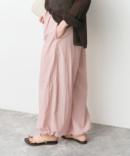 Spick & Span(スピックアンドスパン)の「CO/PA タイプライターギャザーパンツ(その他パンツ・レディース・ピンク系その他/アイボリー・38/36)」の9枚目の写真