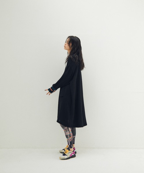 STOF(ストフ)の「STOF/ストフ/Light Wool Mods One-piece(ワンピース・レディース・ブラック/ネイビー・F)」の13枚目の写真