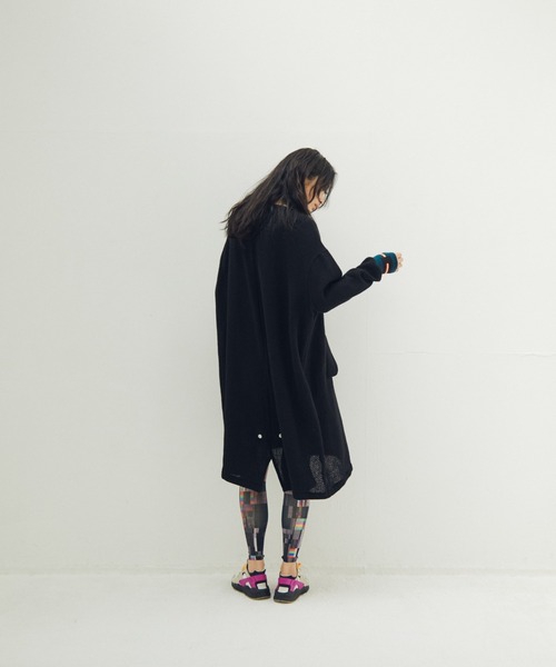STOF(ストフ)の「STOF/ストフ/Light Wool Mods One-piece(ワンピース・レディース・ブラック/ネイビー・F)」の14枚目の写真