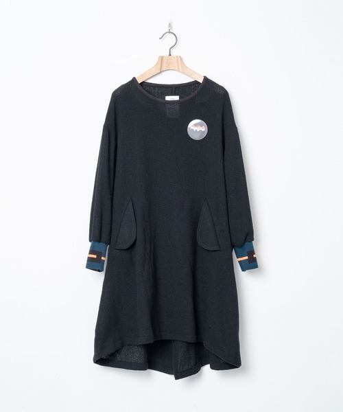 STOF(ストフ)の「STOF/ストフ/Light Wool Mods One-piece(ワンピース・レディース・ブラック/ネイビー・F)」の15枚目の写真