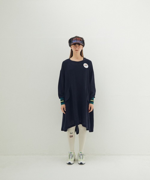 STOF(ストフ)の「STOF/ストフ/Light Wool Mods One-piece(ワンピース・レディース・ブラック/ネイビー・F)」の22枚目の写真