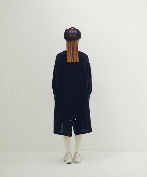 STOF(ストフ)の「STOF/ストフ/Light Wool Mods One-piece(ワンピース・レディース・ブラック/ネイビー・F)」の4枚目の写真