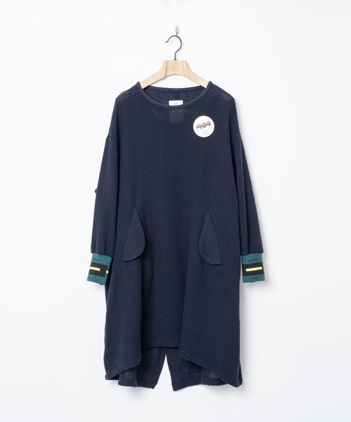 STOF(ストフ)の「STOF/ストフ/Light Wool Mods One-piece(ワンピース・レディース・ブラック/ネイビー・F)」の5枚目の写真