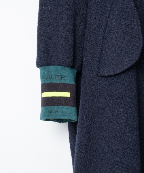 STOF(ストフ)の「STOF/ストフ/Light Wool Mods One-piece(ワンピース・レディース・ブラック/ネイビー・F)」の9枚目の写真