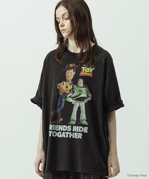 【SLICK/スリック】SLICK / TOY STORY Print T-shirt 03/トイストーリー/パウダー加工プリントTシャツ/オーバーサイズ シルエット/ ビンテージ / ディズニー/ピクサー