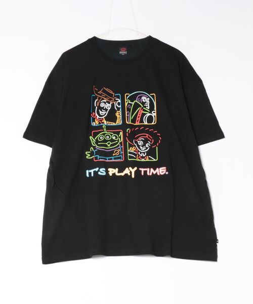 Disney（ディズニー）の「親子お揃い ディズニー トイ・ストーリー ラインアートTシャツ 1592A（Tシャツ/カットソー・メンズ・ブラック・ユニセックスS/ユニセックスXL/ユニセックスL/ユニセックスM）」の3枚目の写真