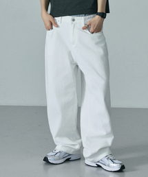 LXT（エルエックスティー）の「エッセンシャルコットンワイドカーブドチノパンツ[ホワイト]（その他パンツ）」