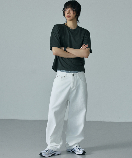 LXT（エルエックスティー）の「エッセンシャルコットンワイドカーブドチノパンツ[ホワイト]（その他パンツ・メンズ・その他・2XL/MEDIUM/LARGE/X-LARGE）」の10枚目の写真