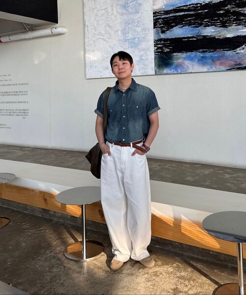 LXT（エルエックスティー）の「エッセンシャルコットンワイドカーブドチノパンツ[ホワイト]（その他パンツ・メンズ・その他・2XL/MEDIUM/LARGE/X-LARGE）」の8枚目の写真